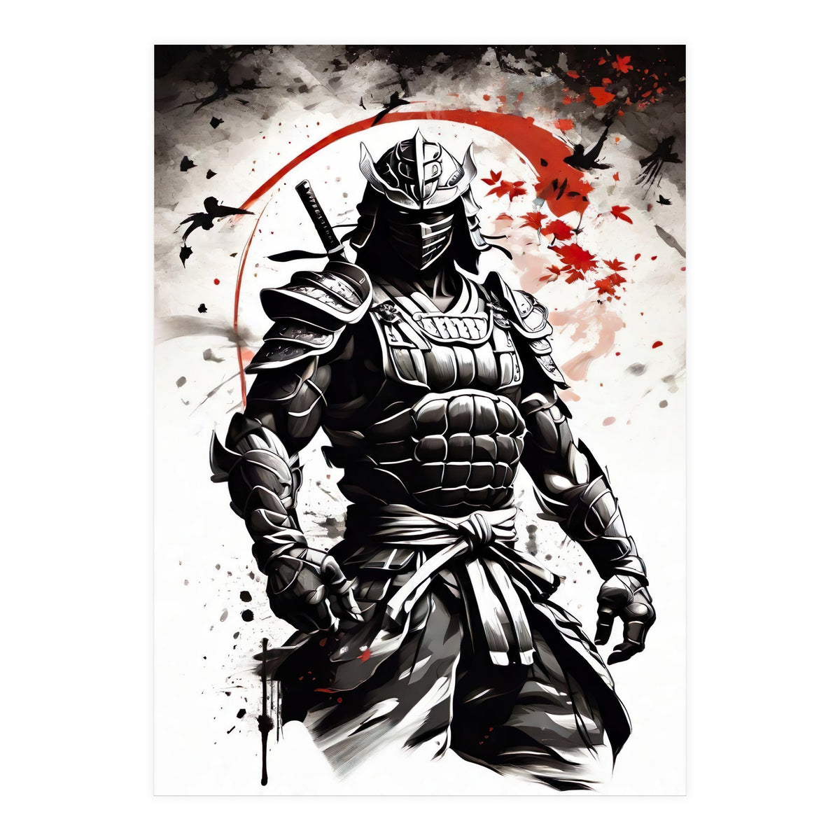 Samurai Warrior Art (Print Only)