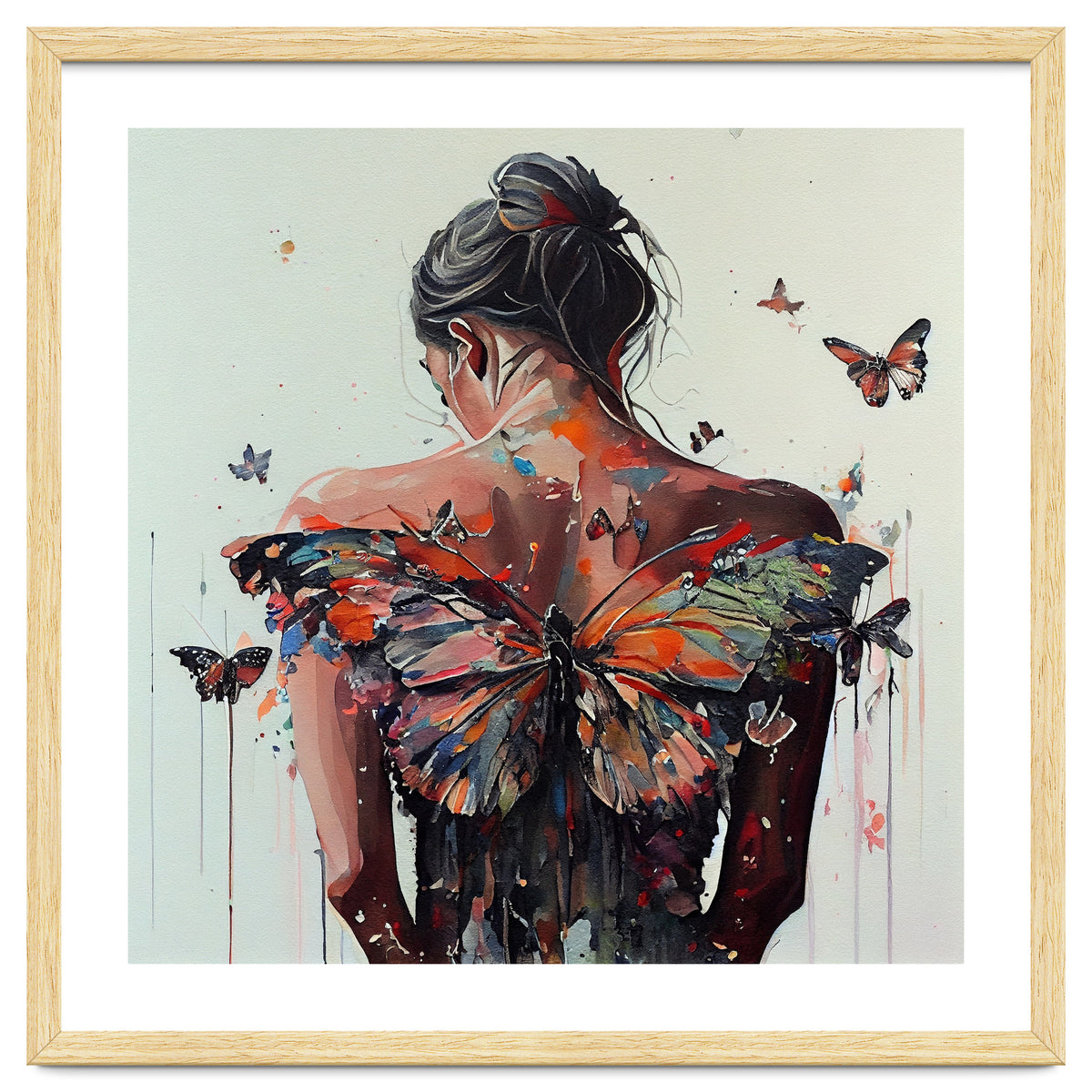 Powerful Butterfly Woman Body #5