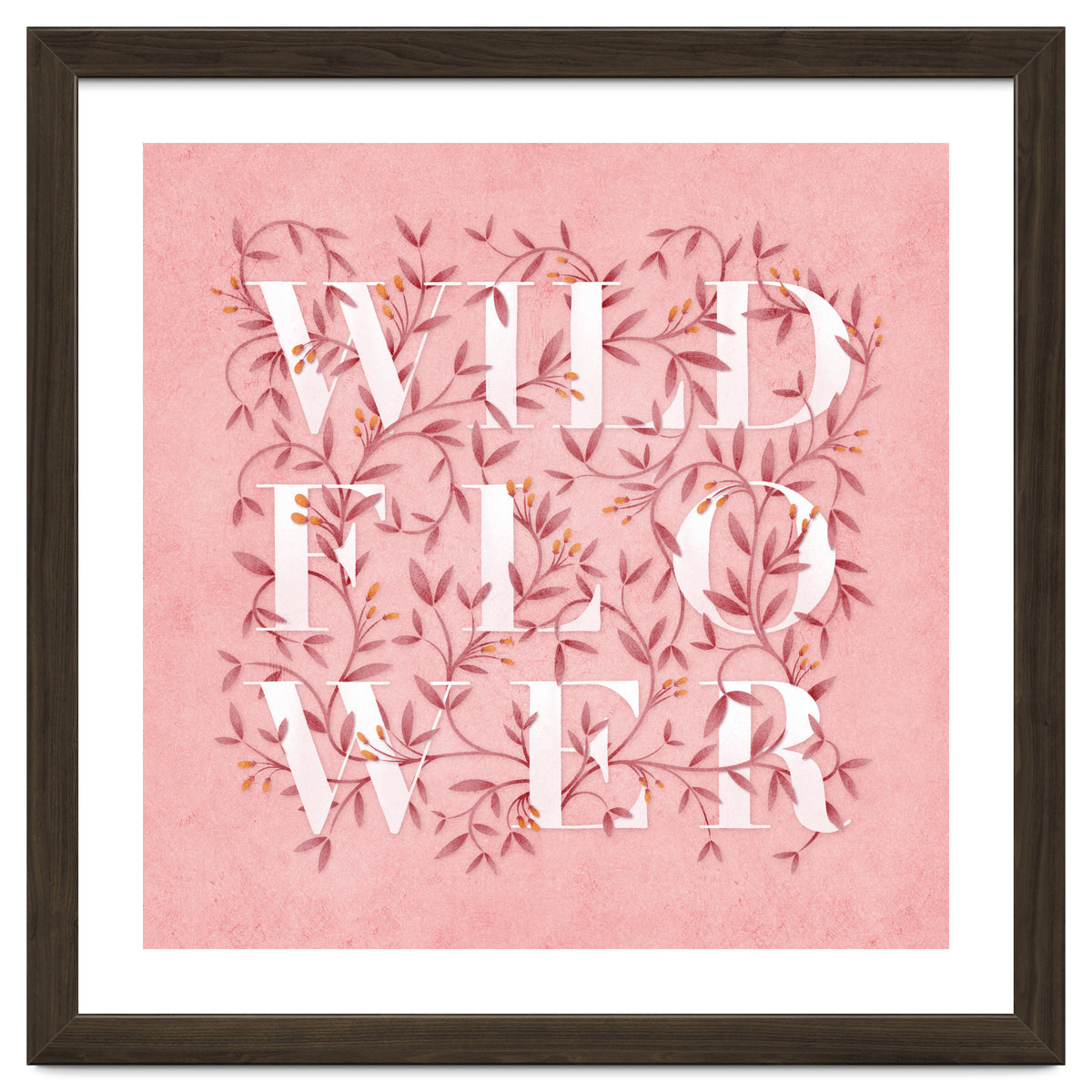 Wild Flower Typography