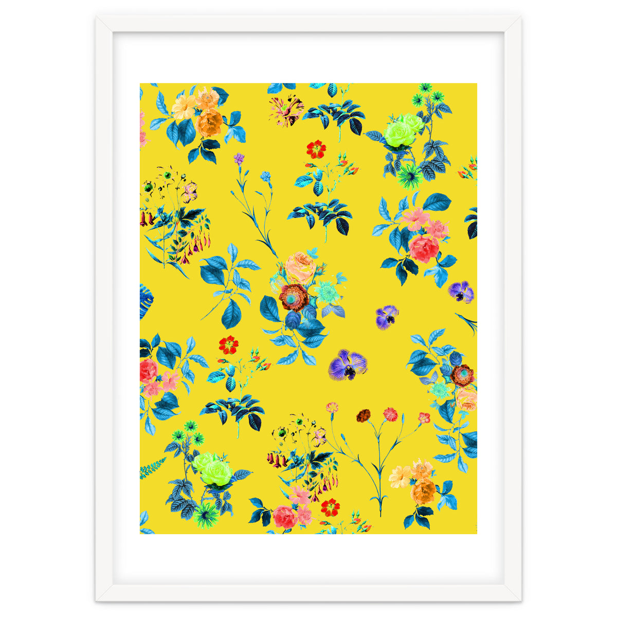 Floral Shower || #society6 #decor #buyart
