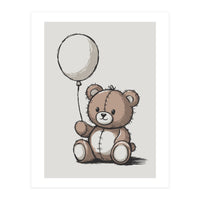 Cute Teddy Bear (Print Only)