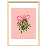 Mistletoe And Pink Bow thumbnail