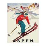 Aspen Ski Girl (Print Only) thumbnail