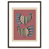 Striped Bird Pair I thumbnail