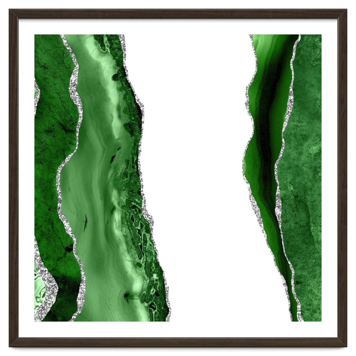 Green & Silver Agate Texture 14