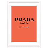 Prada Marfa, Fashion Sign Poster, Chic Decor, thumbnail