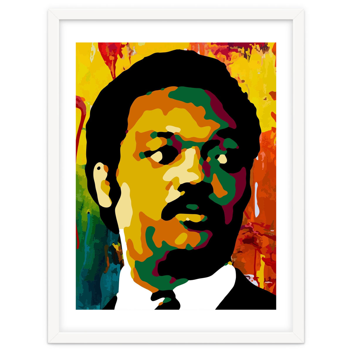 Jesse Jackson Colorful Abstract Art