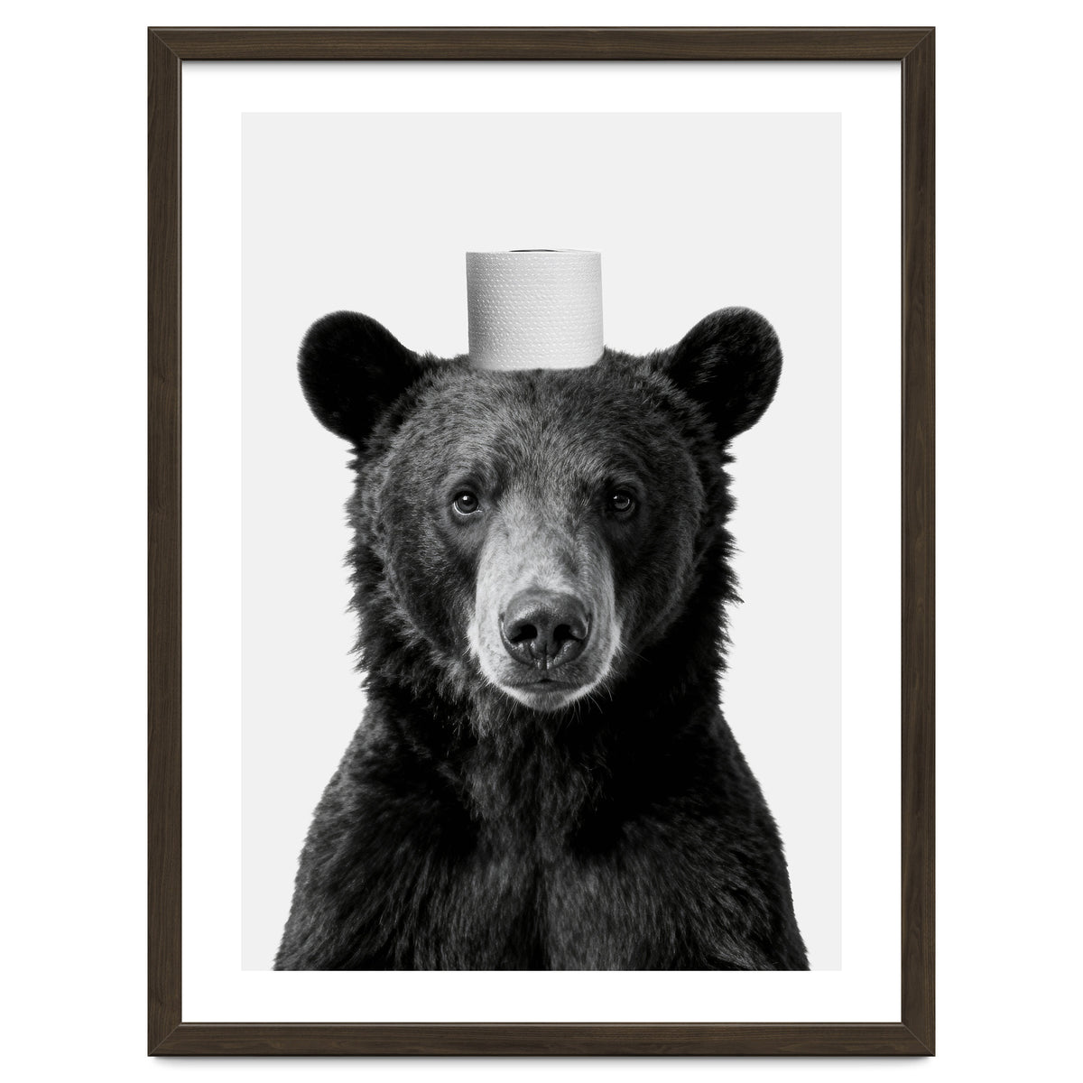 Bear, Toilet Paper Crown, Nursery Animal Art for Children