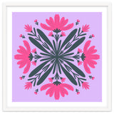 Magenta mandala flowers thumbnail