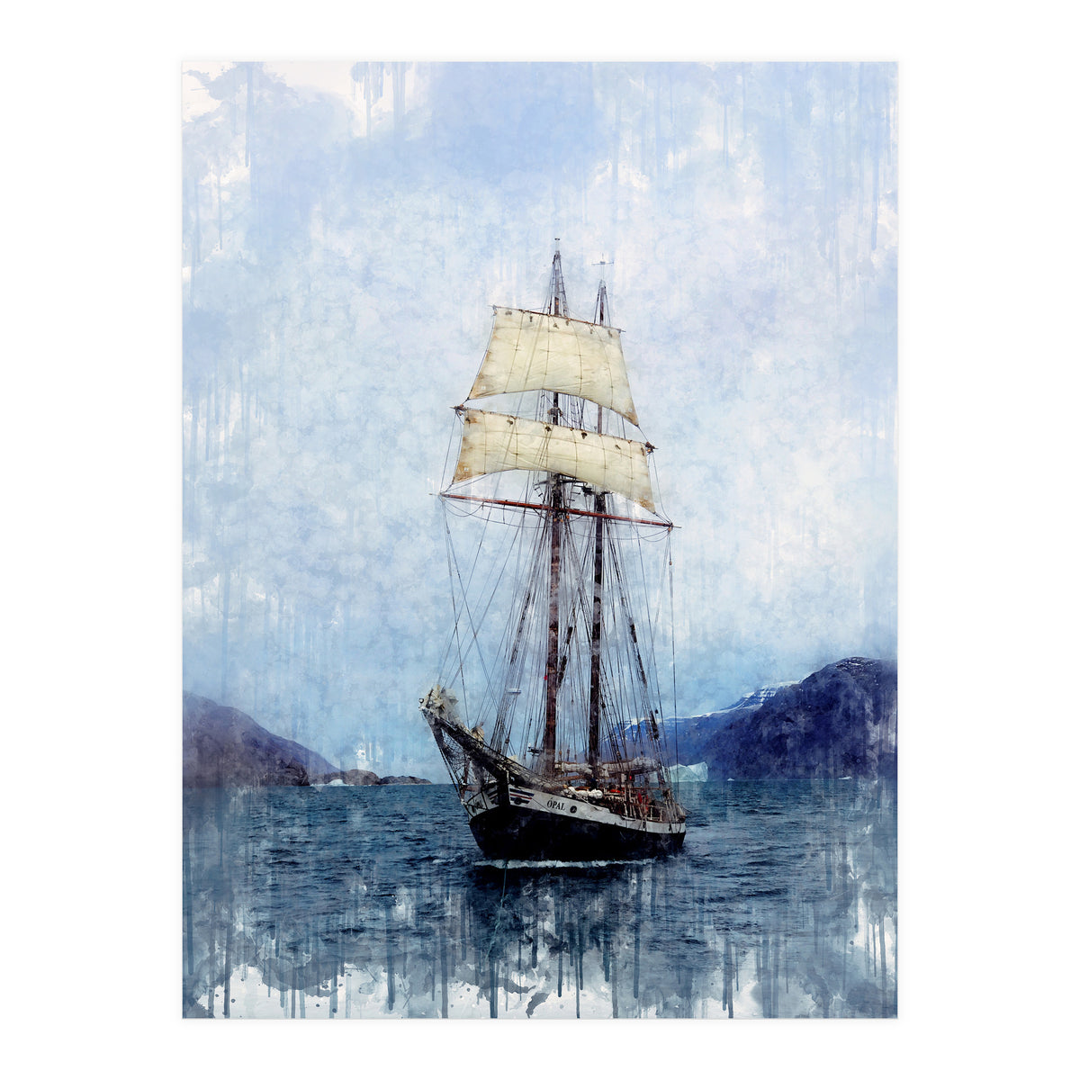 strong determination to start the ship's adventure (Print Only)