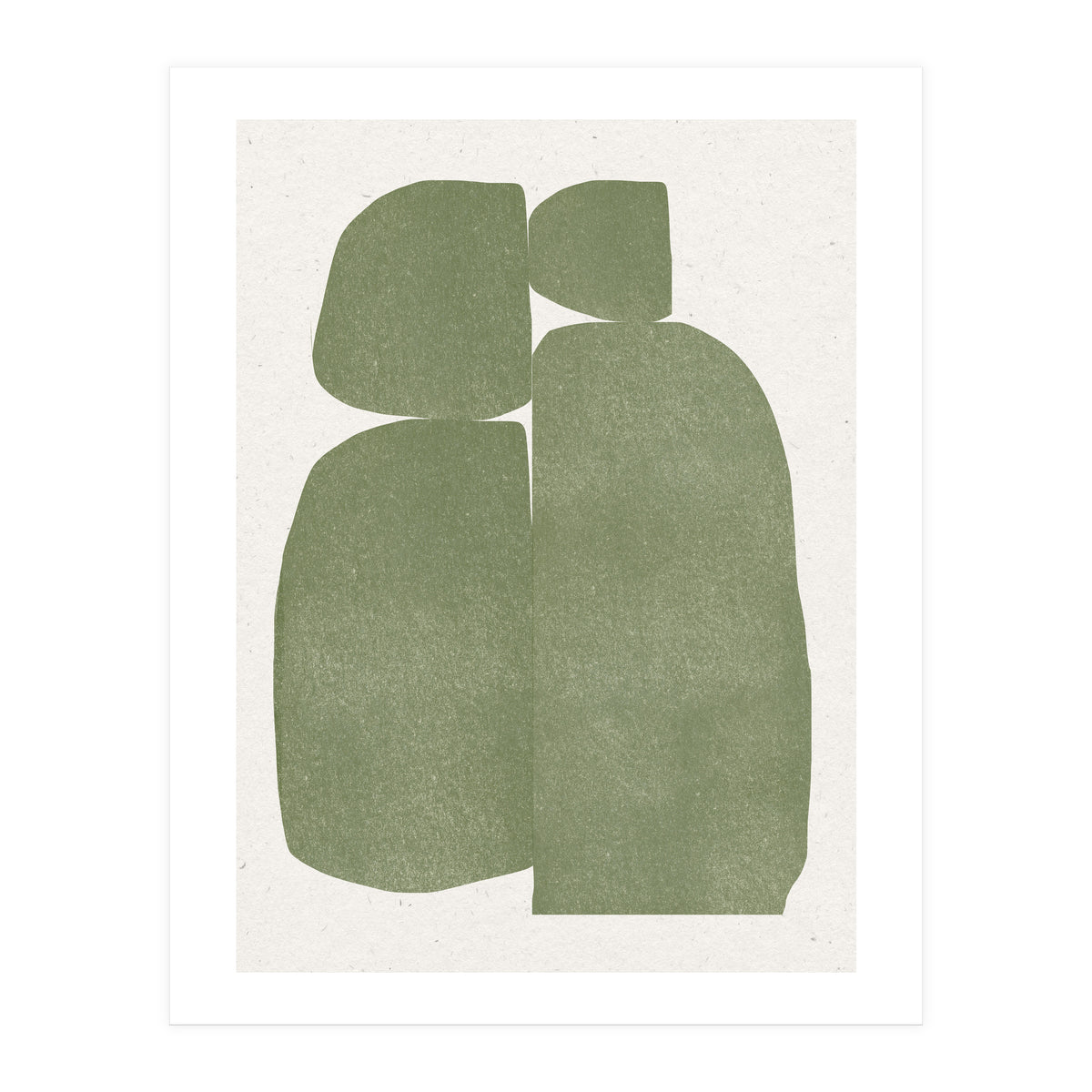 GREEN SHAPES NO.3 (Print Only)