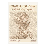 Skull of a Skeleton with Burning Cigarette - Vincent van Gogh (1885–86) (Print Only) thumbnail
