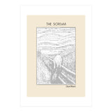 The Scream – Edvard Munch (ascii art)  (Print Only) thumbnail