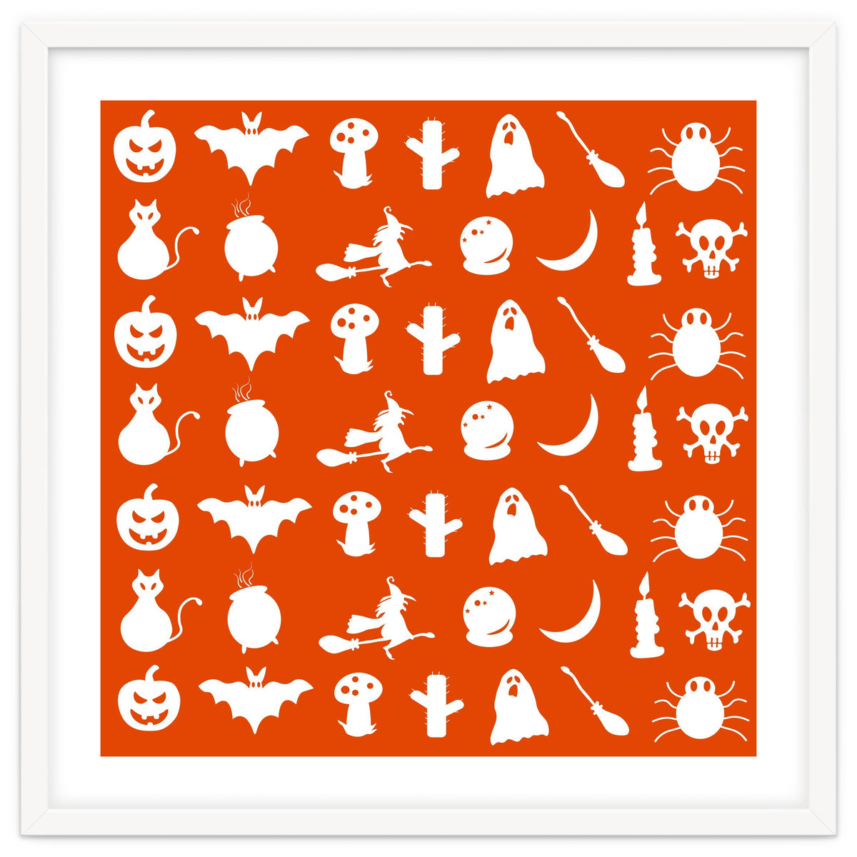 Halloween Icons Pattern
