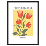 Amsterdam Flower Market - Modern Colorful Botanical Print thumbnail