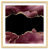 Burgundy & Gold Glitter Agate Texture 04 thumbnail