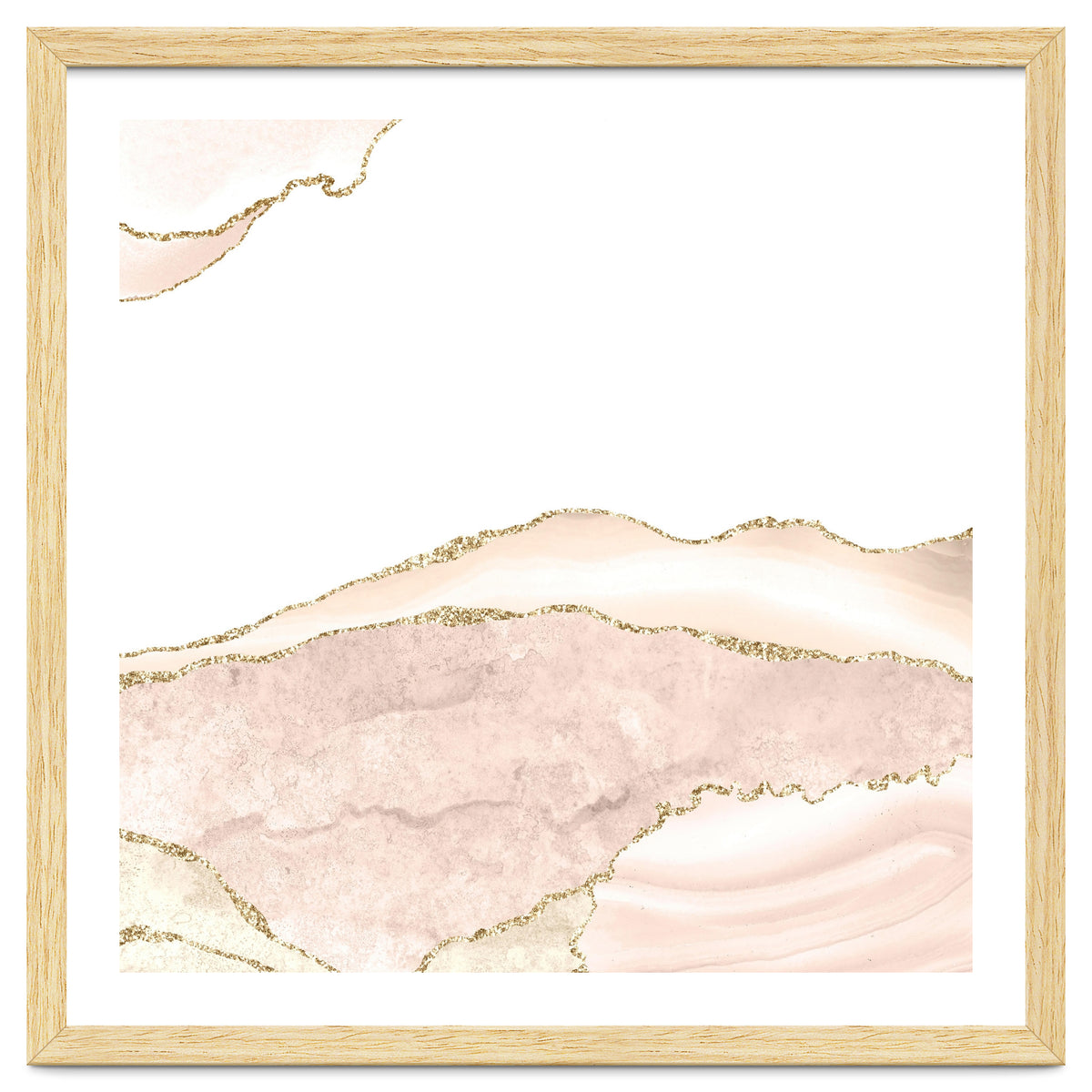 Ivory & Gold Agate Texture 08