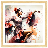 Scarlet Flamenco Side Pose