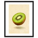 Kiwi Slice, Watercolor Fruit, Fresh Green Art thumbnail