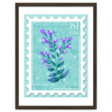 The Buckinghamshire Chiltern Gentian Postage Stamp thumbnail