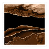Brown & Gold Agate Texture 11 (Print Only) thumbnail