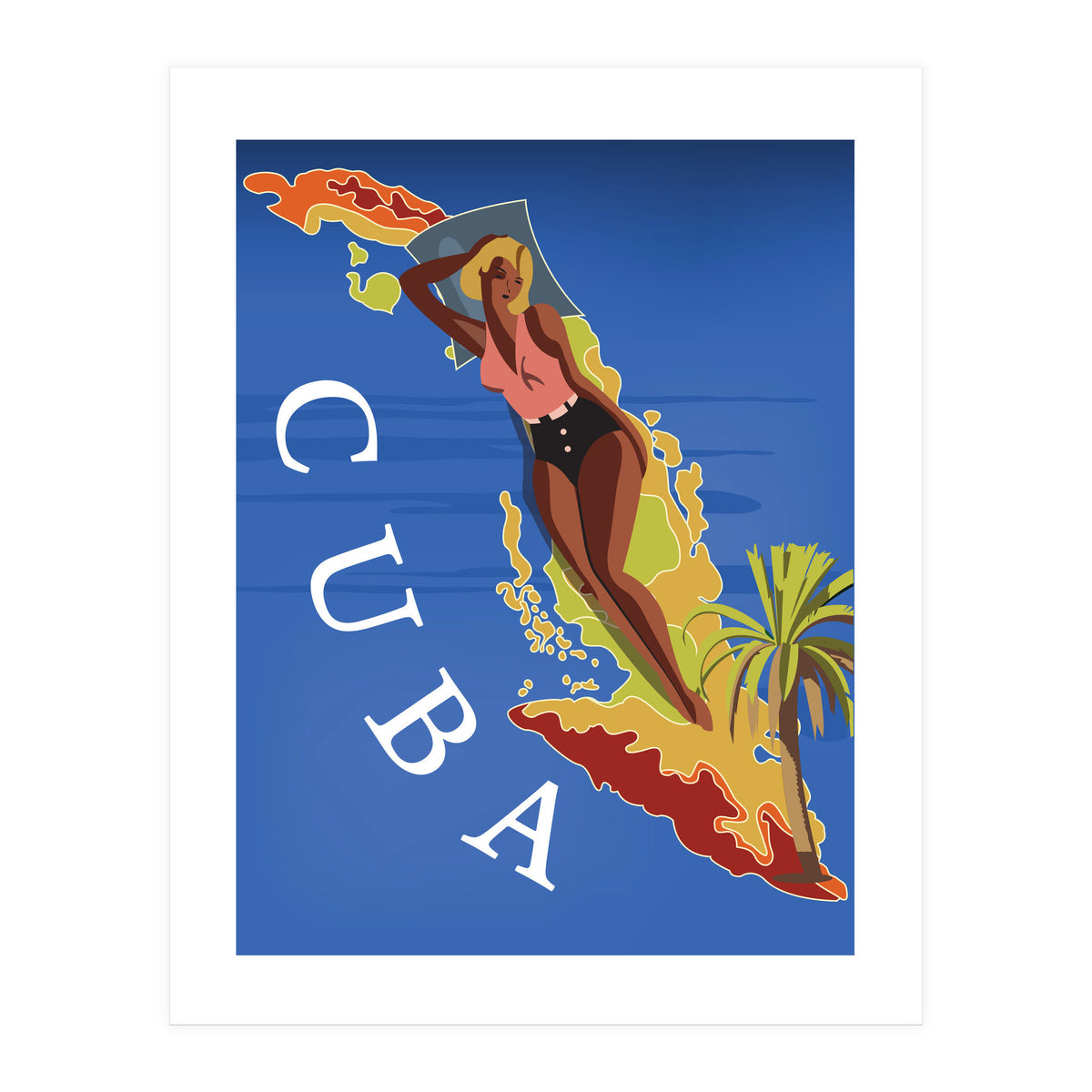 Cuba Sunbath (Print Only)