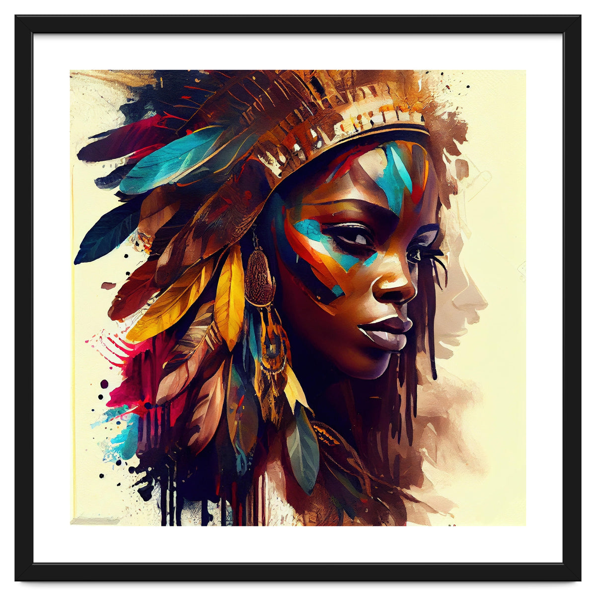 Powerful African Warrior Woman #5
