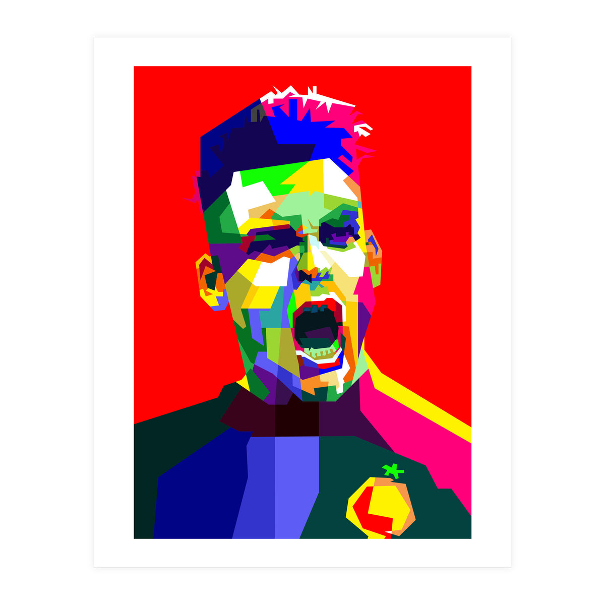 Lautaro Martinez Football Striker Pop Art (Print Only)