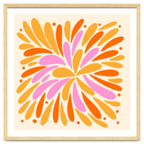 Floral Burst - pink, yellow and orange thumbnail