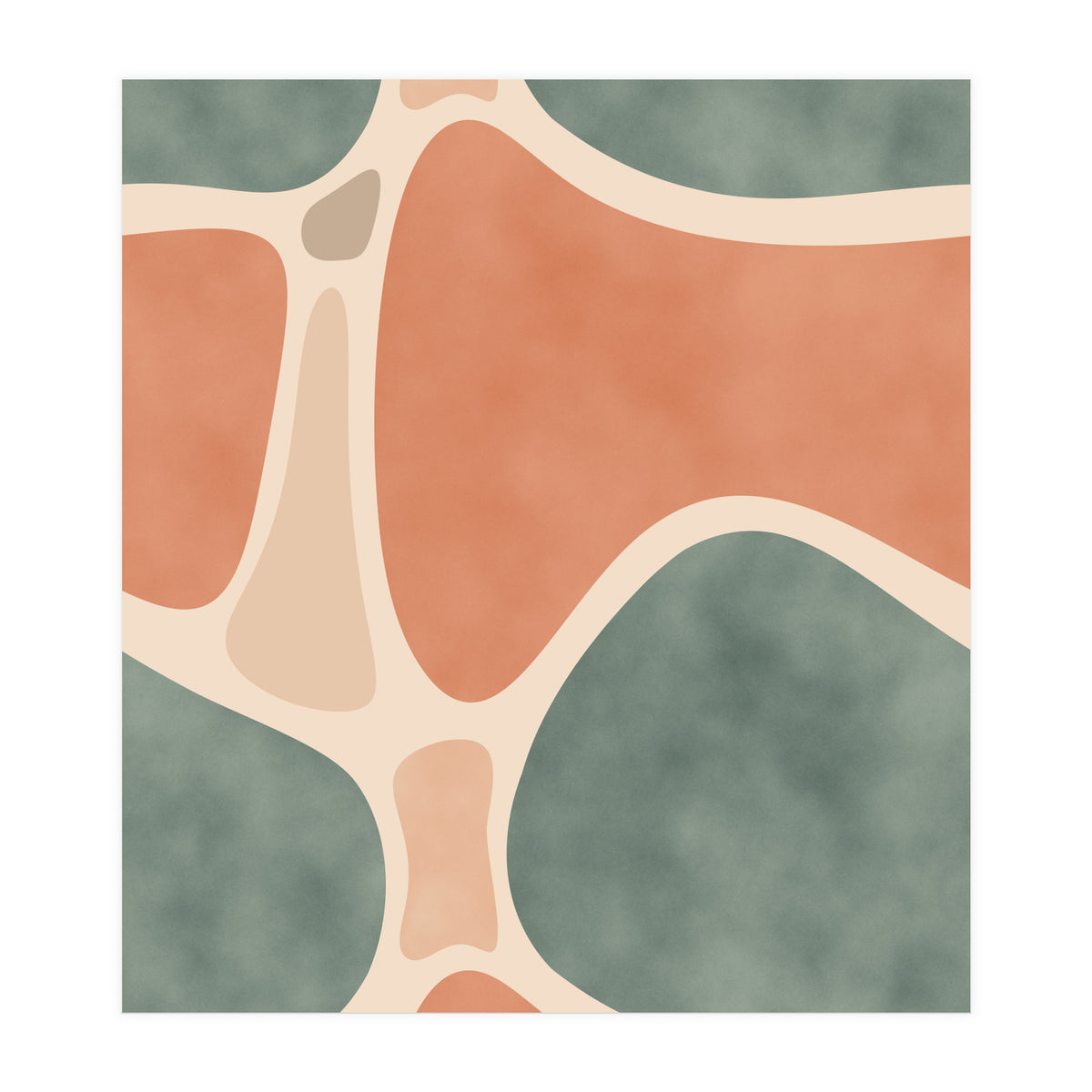 Earth Tones Shapes (Print Only)