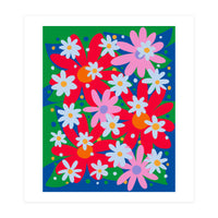 Bold Colorful Daisies (Print Only)