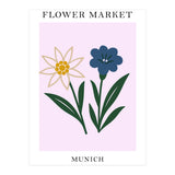 Munich Flower Market - Minimalist Edelweiss Botanical Print (Print Only) thumbnail