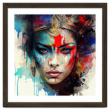 Crowned Mask Asian Warrior Portrait thumbnail