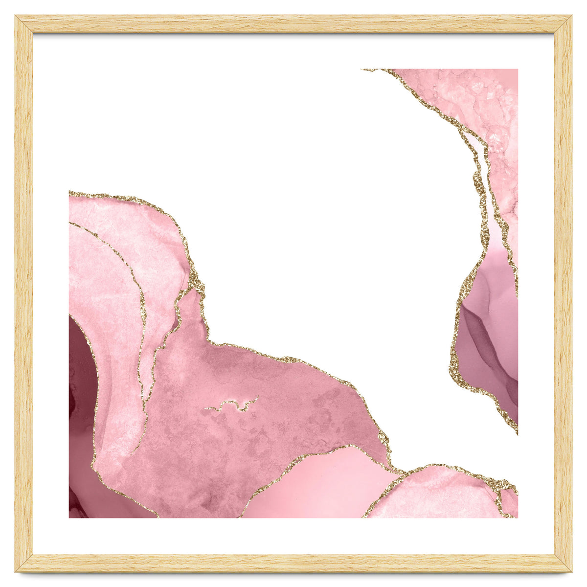 Blush & Gold Agate Texture 07