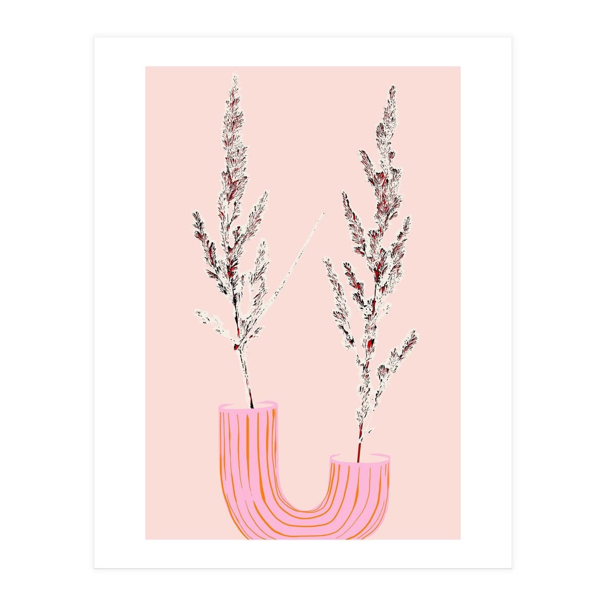 Plant based happyness Grasses 1 still life (Print Only)