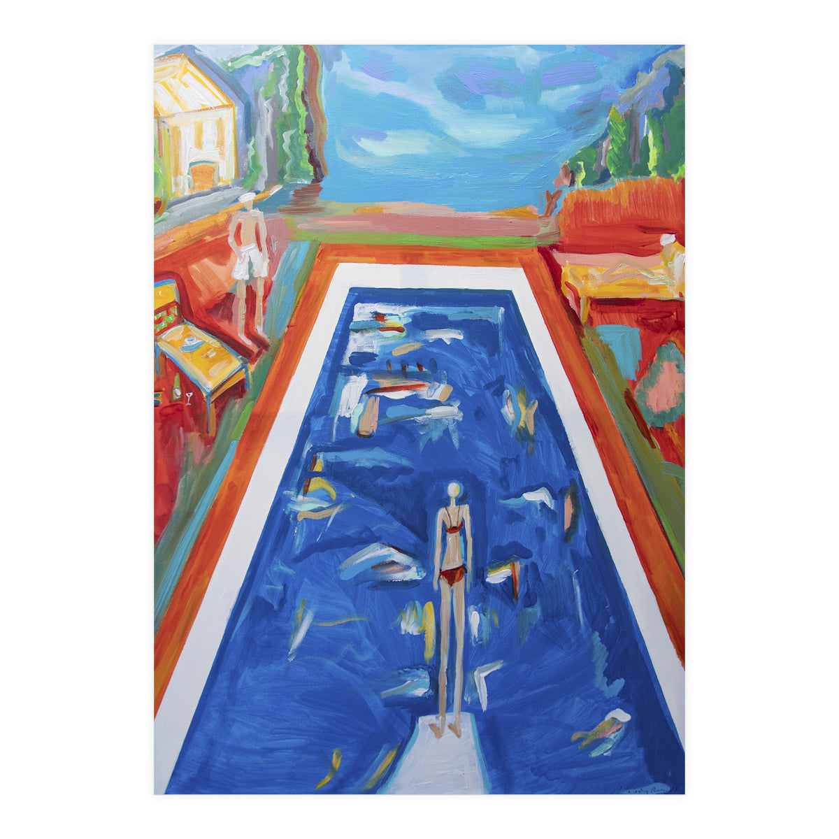 Evening Swim (Print Only)