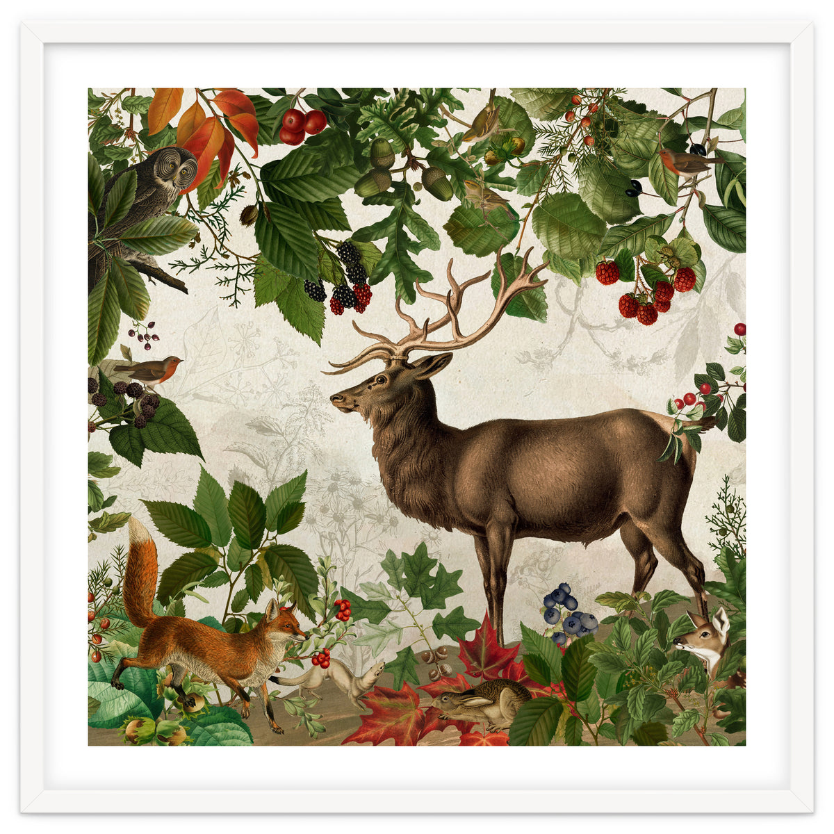 Nostalgic Autumn guardians of the forest 1