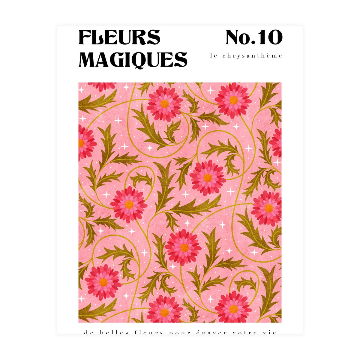 Magical Flowers No.10 Chrysanthemums (Print Only)