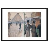 Gustave Caillebotte: Rue de Paris, temps de pluie - Paris Street in Rainy Weather, 1877. thumbnail