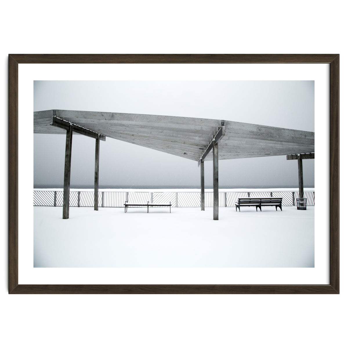 Rest point - Winter seascape