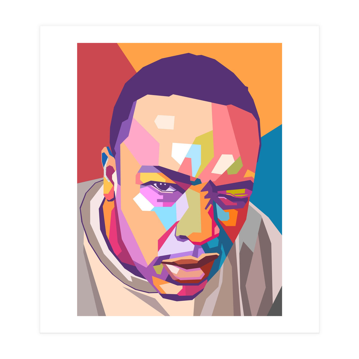 Dr Dre pop art portrait (Print Only)