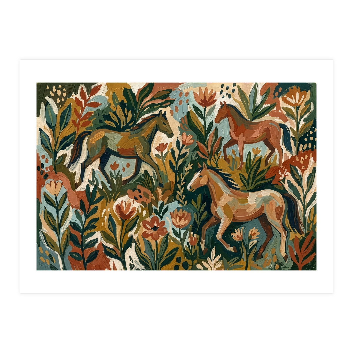 Galloping Meadow Serenity (Print Only)