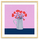 Poppies – pink and blue thumbnail