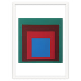 Josef Albers - HOMAGE TO THE SQUARE: Green, Red, Blue thumbnail