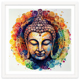 Rainbow Mandala Buddha Portrait thumbnail