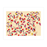Watercolour Geometric Shapes (Print Only) thumbnail