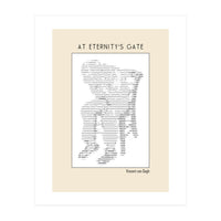 At Eternity’s Gate Vincent Van Gogh – Ascii Art (Print Only)