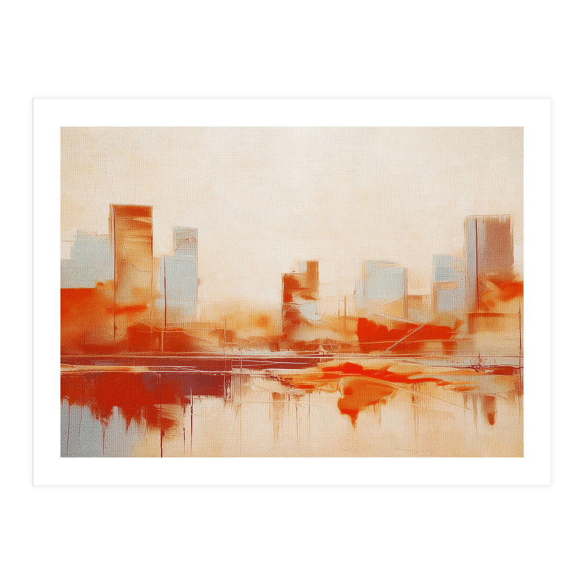 Buildings At Dusk 02 (Print Only)