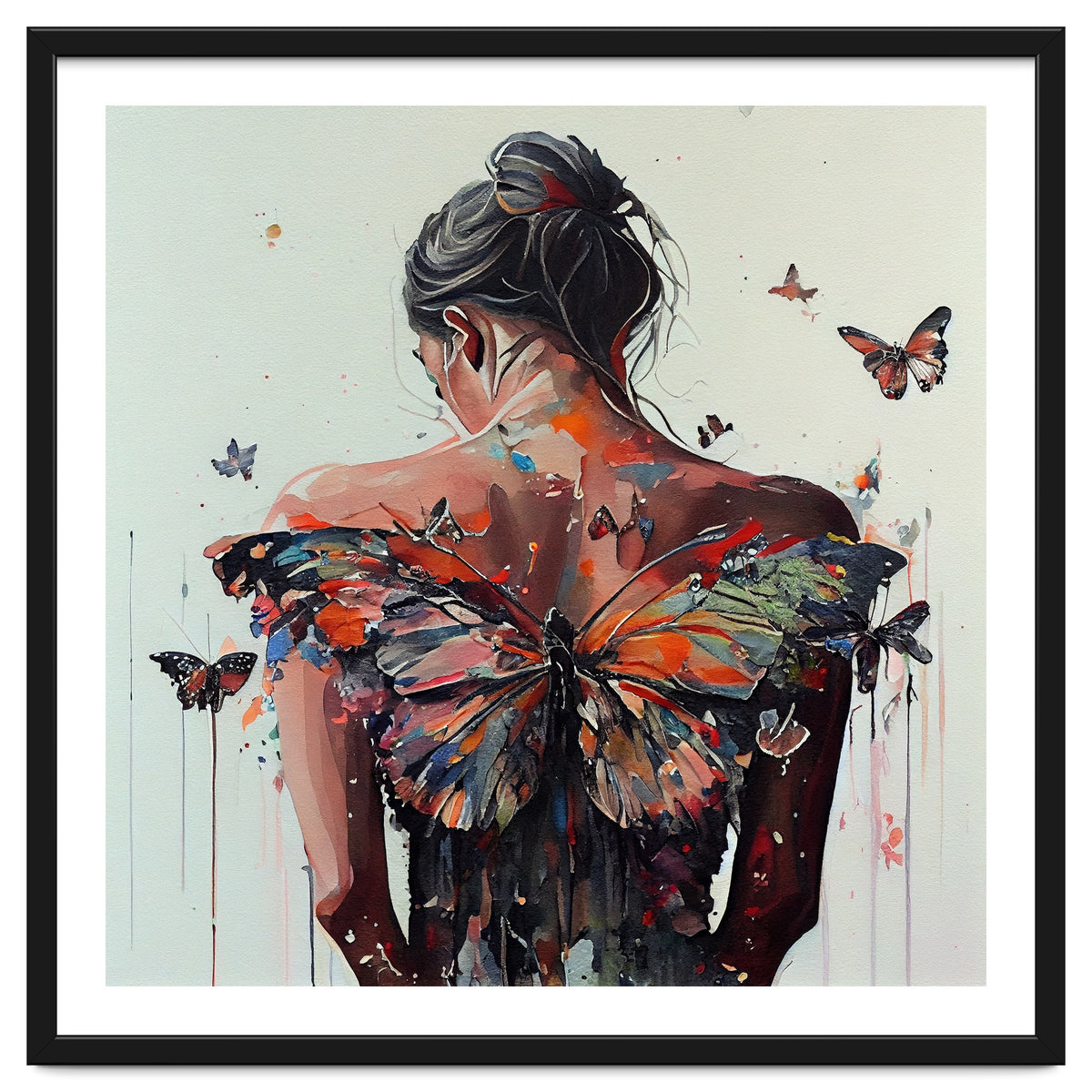 Powerful Butterfly Woman Body #5