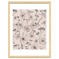 Wild Roses Floral Pattern